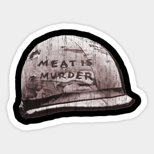 The Smiths Meat Is Murder Vintage Sticker